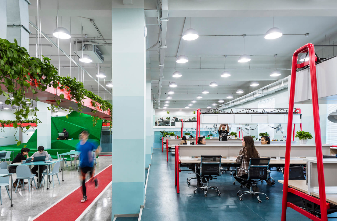 辦公室裝修設計效果圖，1100平方米辦公室裝修設計